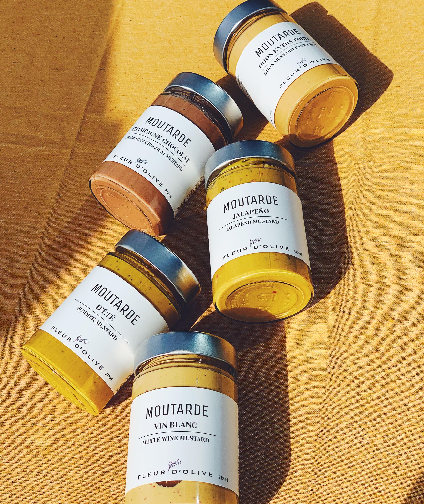 Moutarde Stout poivré 212ml - Fleur d'olive