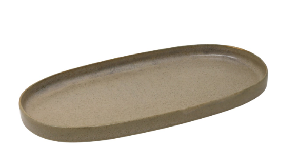 Oval Obelisk Plate 30cm