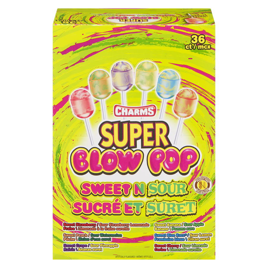 Suçons Super Glow pop 36 unités
