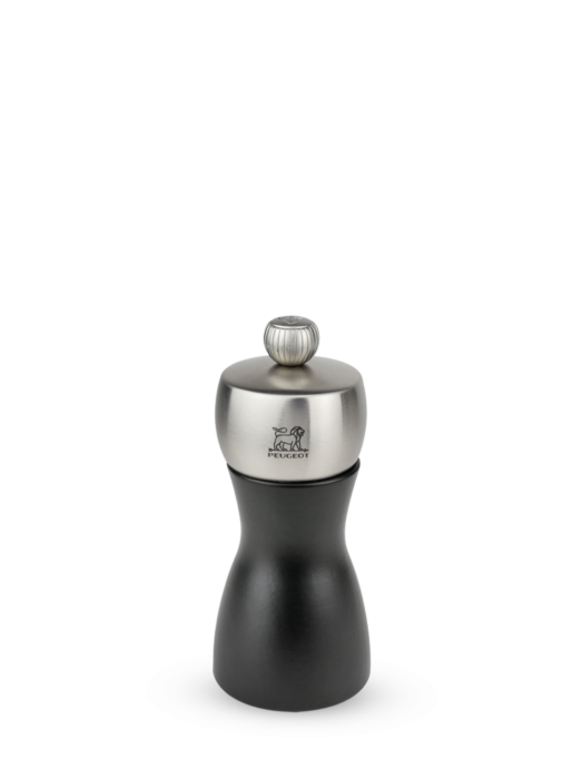 Moulin à poivre manuel en bois et inox couleur Noir 12 cm - Peugeot