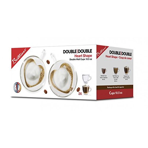 Ensemble de 2 tasses en forme de cœur 250ml