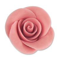 Boite de fleurs en sucre pour pâtisserie Rose 36 unités