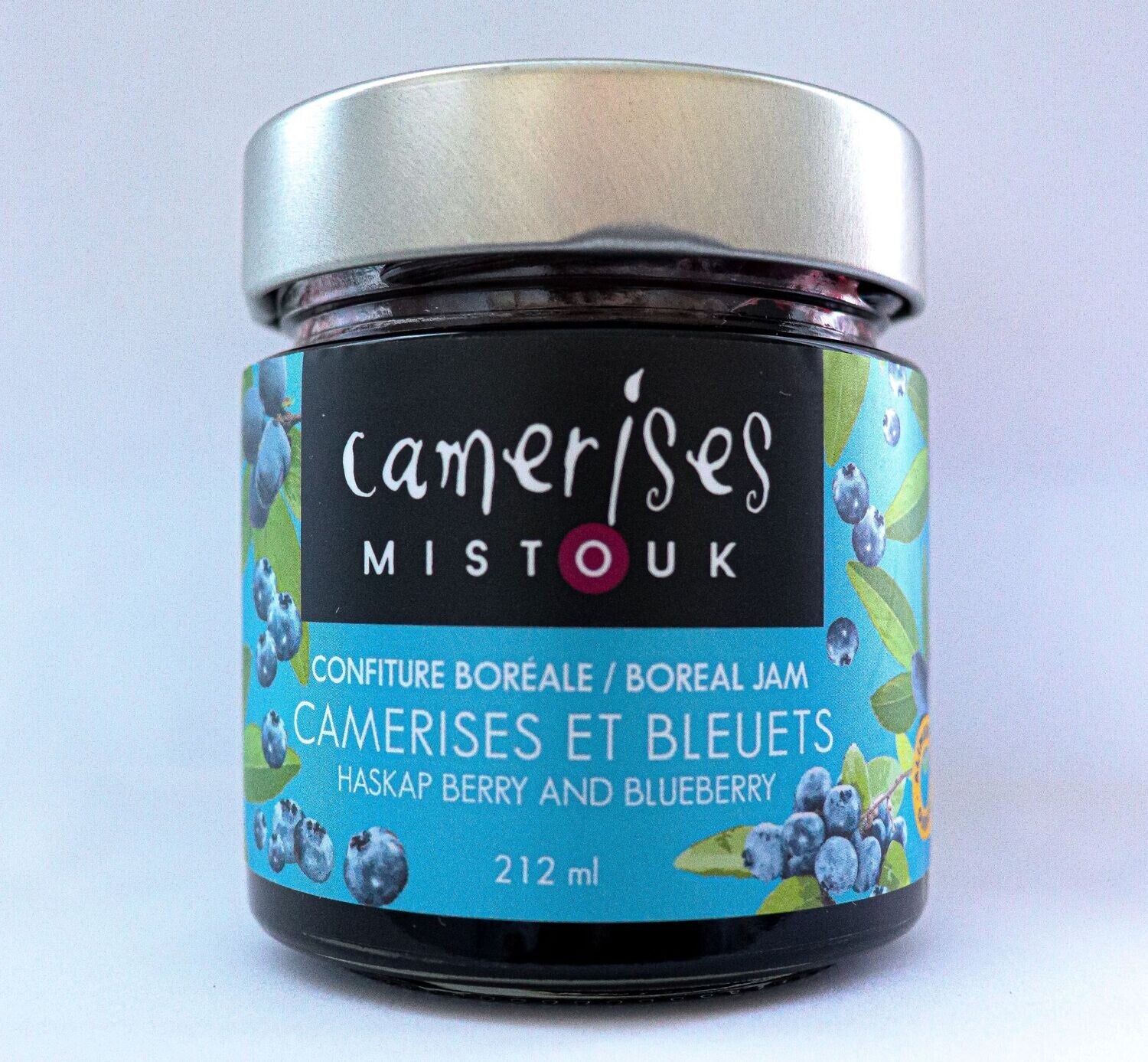 Confiture Camerises et bleuets 212ml