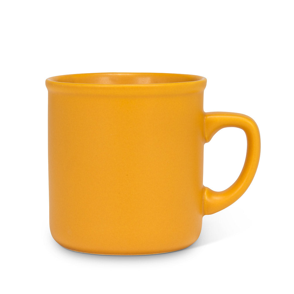 Tasse en grès Ocre mat 12oz