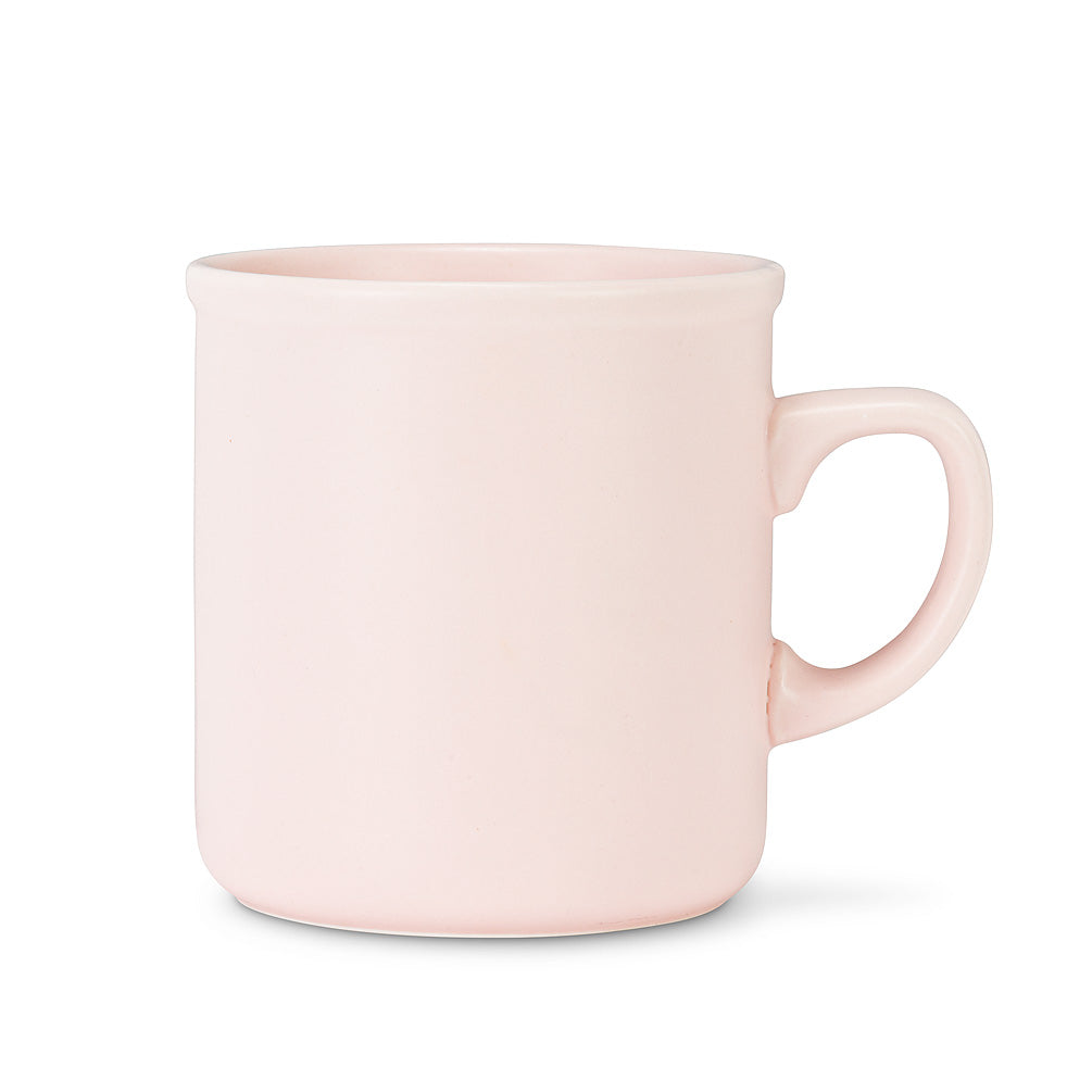 Tasse en grès Rose mat 12oz