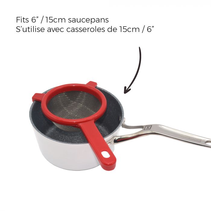 Passoire en plastique rouge 4po - Starfrit