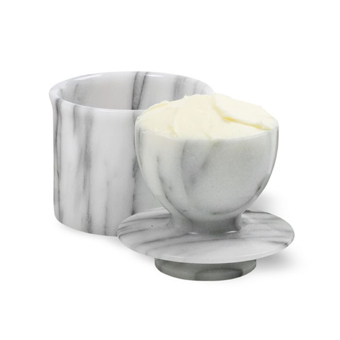 Marble butter pot