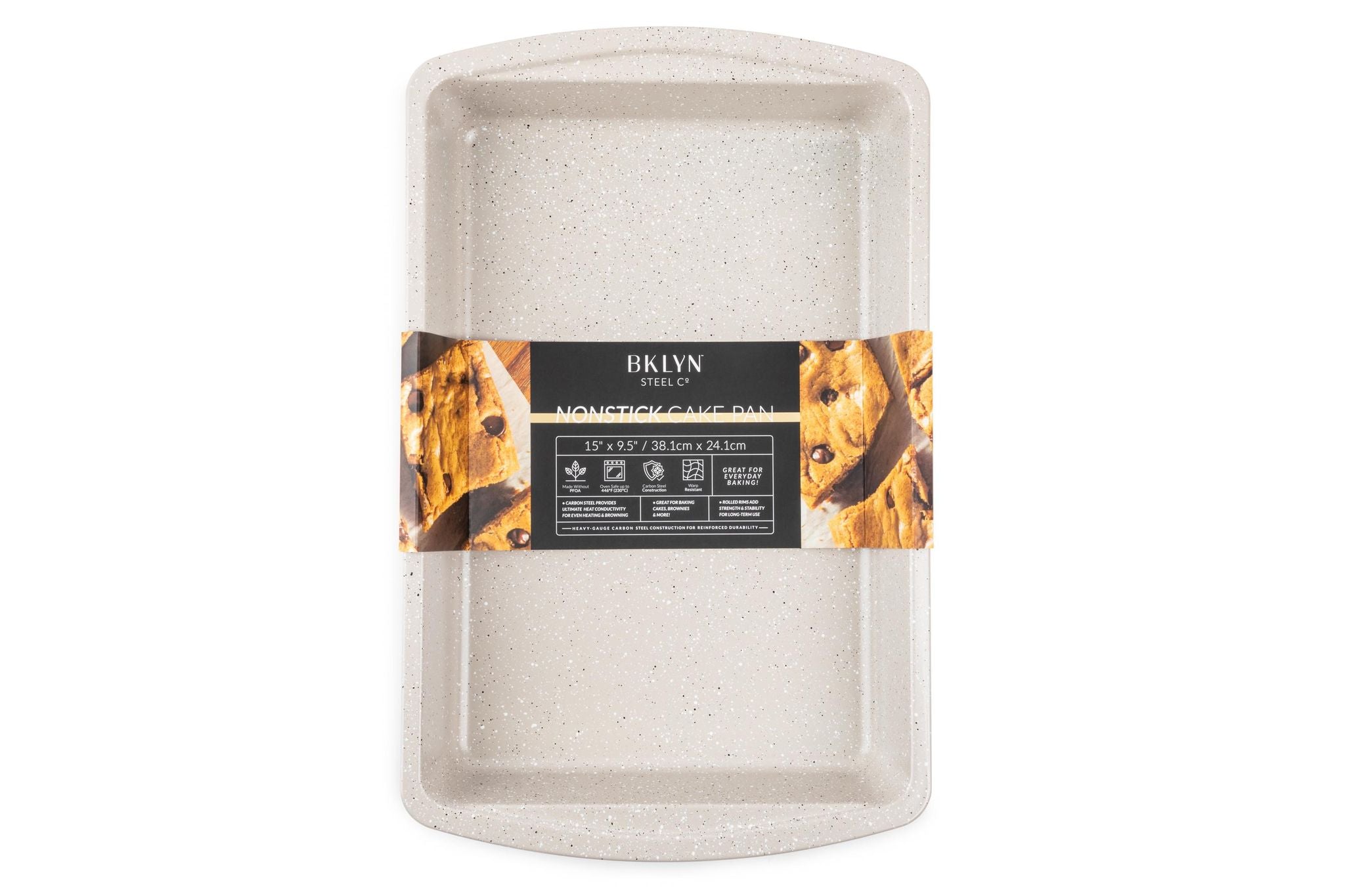 Moule antiadhésif 15 x 9.5 po Crème