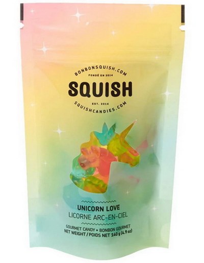 Bonbons Licorne arc-en-ciel 120g - Squish
