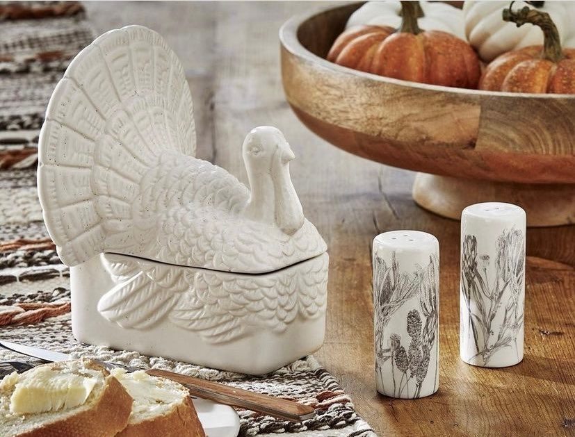 Turkey Butter Dish