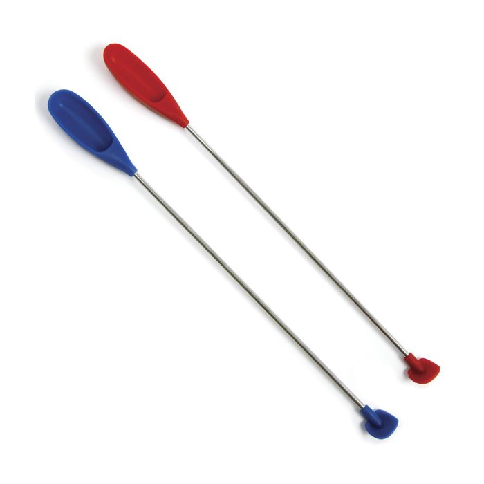 Spatule/grattoir embout en silicone pour contenant