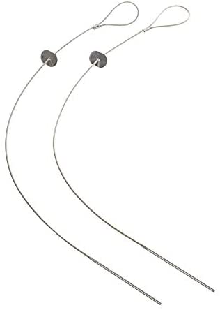 Ensemble de deux brochettes flexibles en métal