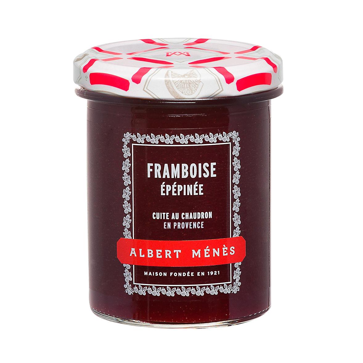 Confiture aux framboises épépinées 280 g