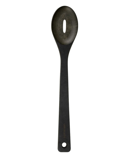 Cuillère trouée en papier composite 13 po 1/2 Noir - Epicurean