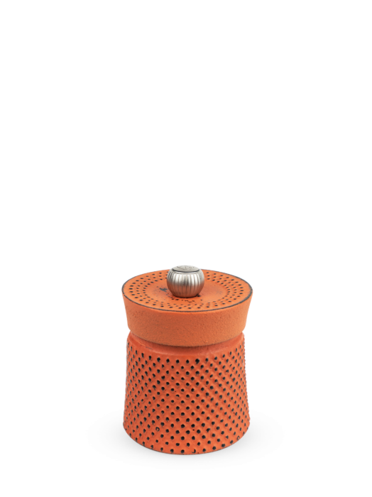 Moulin à poivre en fonte orange Bali 8cm - Peugeot