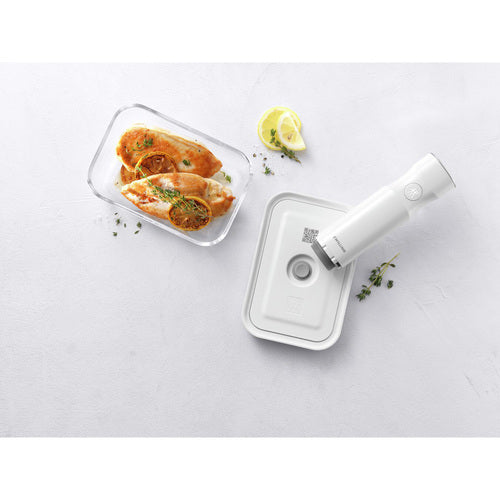 Plat de conservation sous-vide gris en verre 2L - Zwilling
