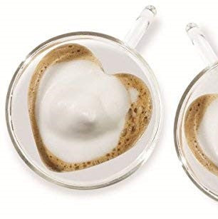Ensemble de 2 tasses en forme de cœur 250ml