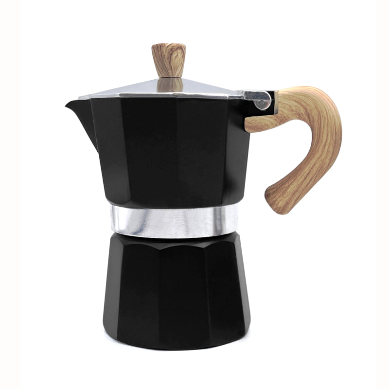 3-cup espresso machine Black 