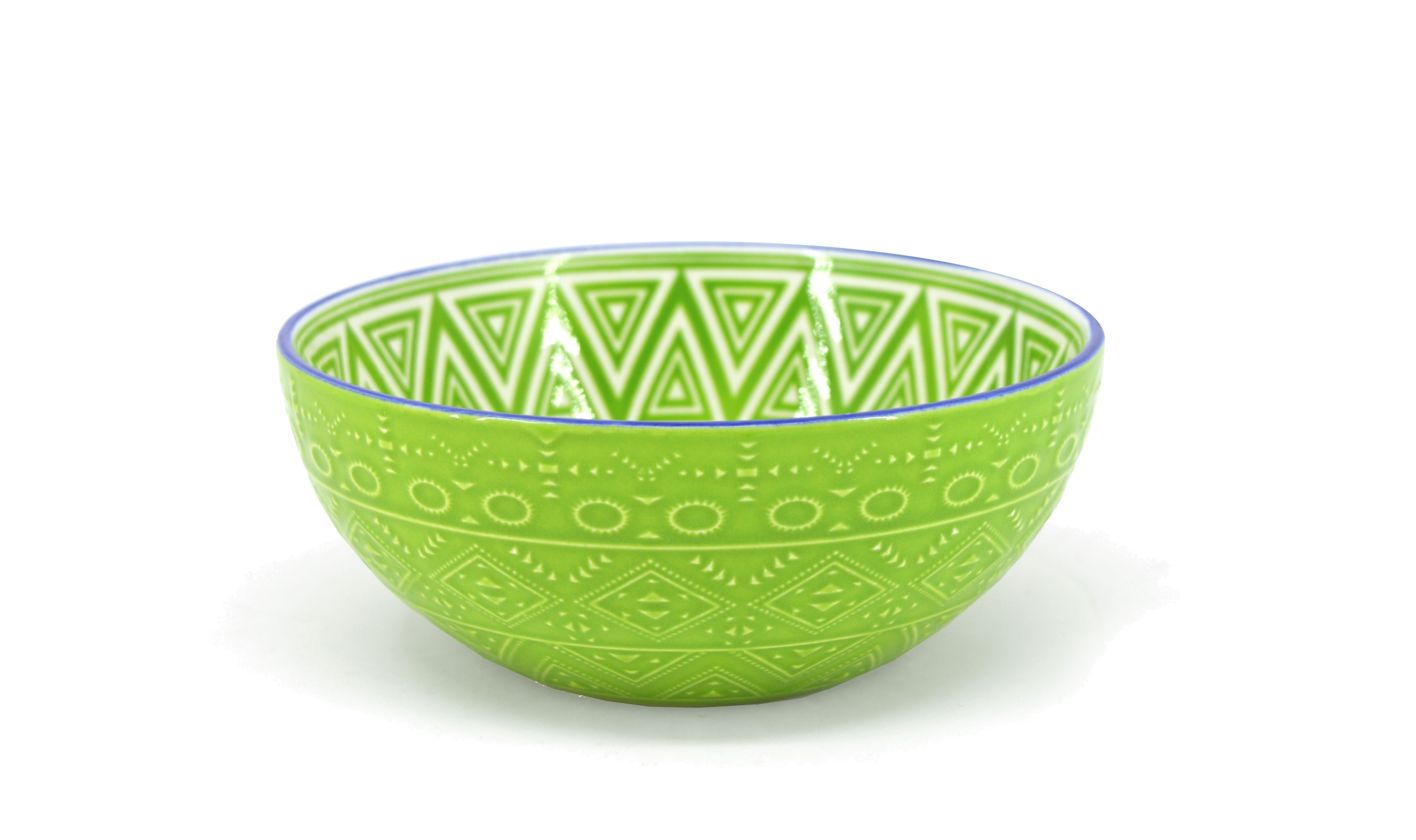 Bol Bohème vert 15 cm