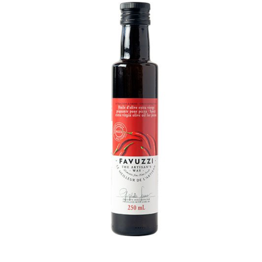 Extra virgin olive oil with hot peppers 250 ml - Favuzzi