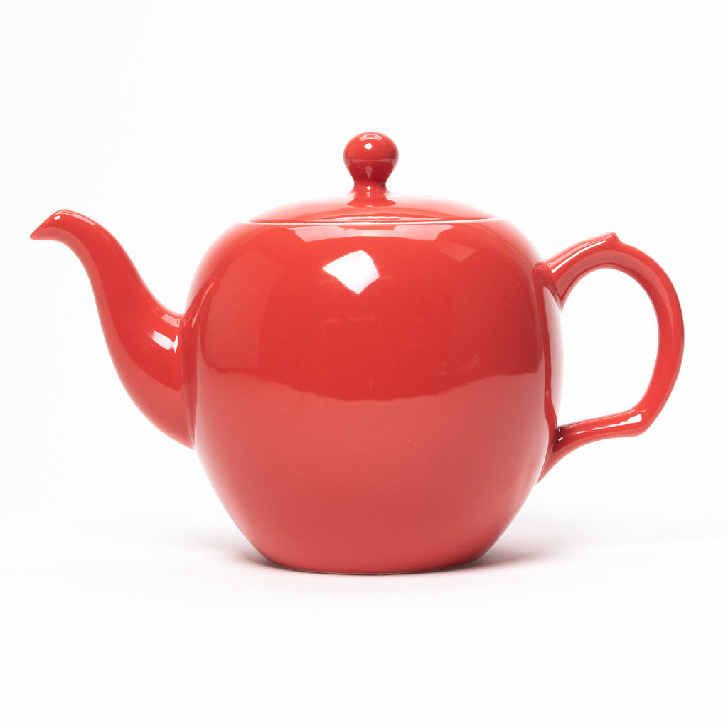 750ml Ceramic Teapot Red with Filter - Camellia Sinensis