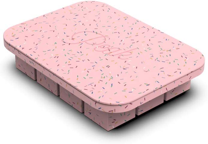 Moule à glaçons Rose confetti 12 unités