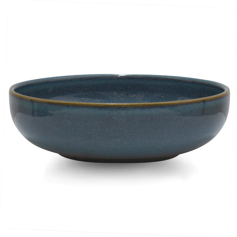 Blue stoneware bowl 16cm