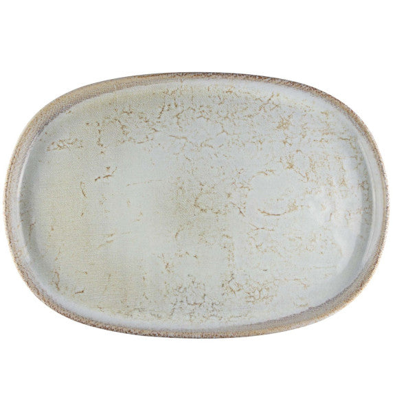 Plateau de service en grès Albâtre 33 cm