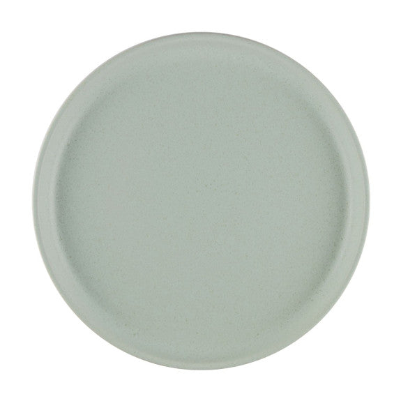 Round ceramic plate Teal blue