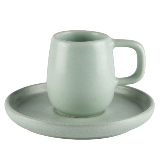 Ensemble tasse et soucoupe Bleu sarcelle 75ml