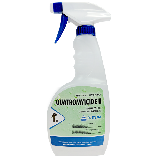 Quatromyicide II, assainisseur sans rinçage