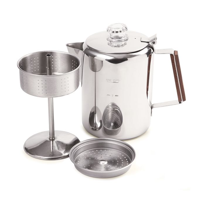 Norpro 9-Cup Stainless Steel Percolator