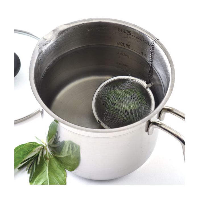 Infuseur à thé et herbes 3po