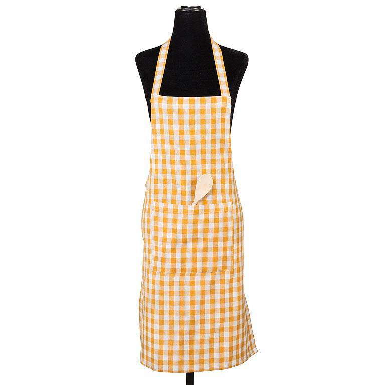 Yellow Checkered Apron