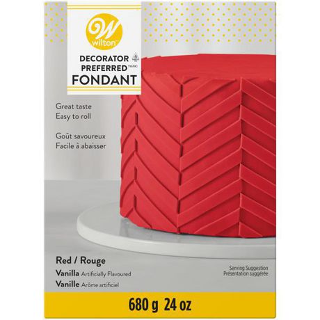 Fondant rouge