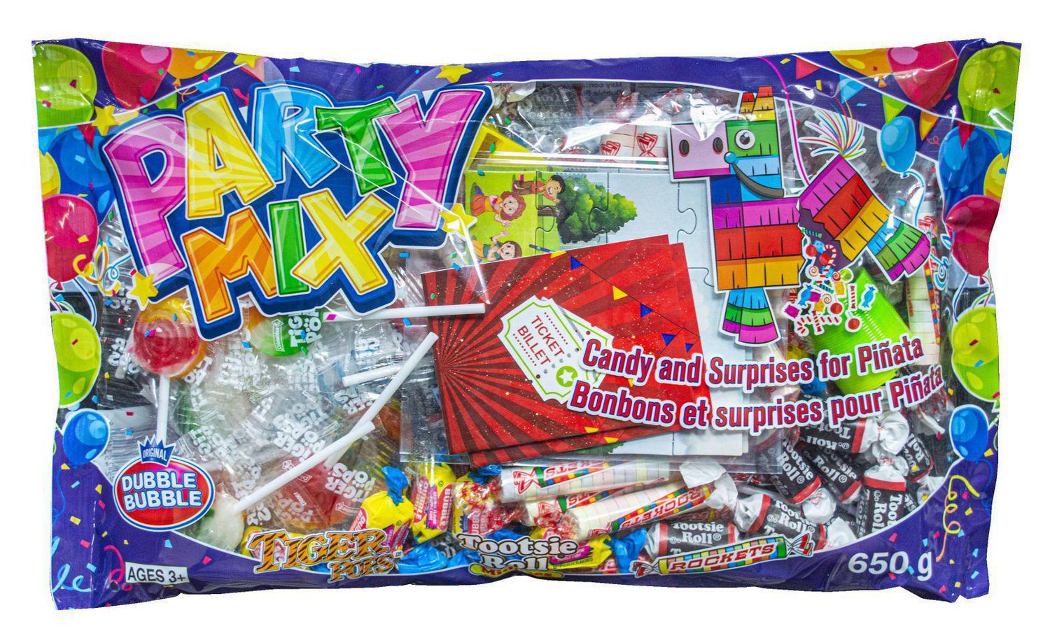 Bonbons mélange pour pinata 650g