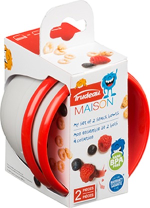 Ensemble de 2 bols à collation - Trudeau