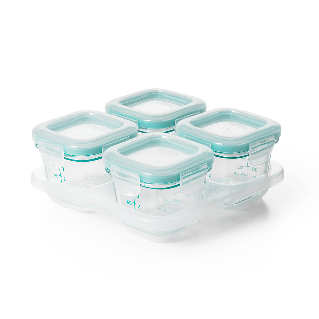 Set of 4 freezer jars