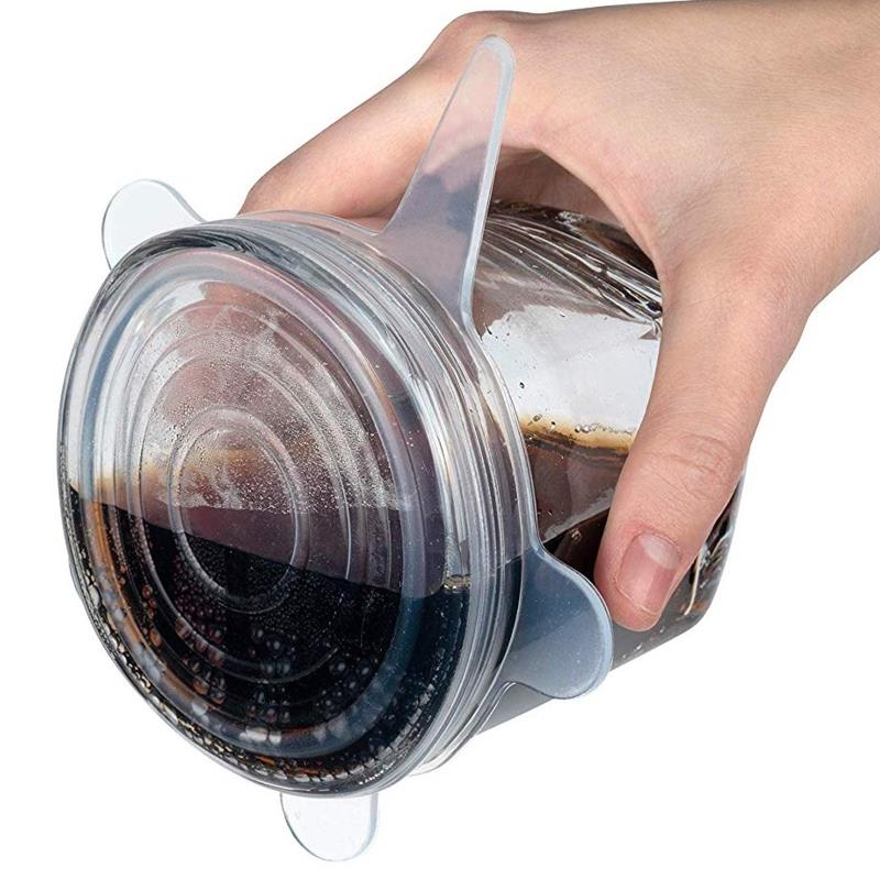 Ensemble de 5 couvercles en silicone extensibles