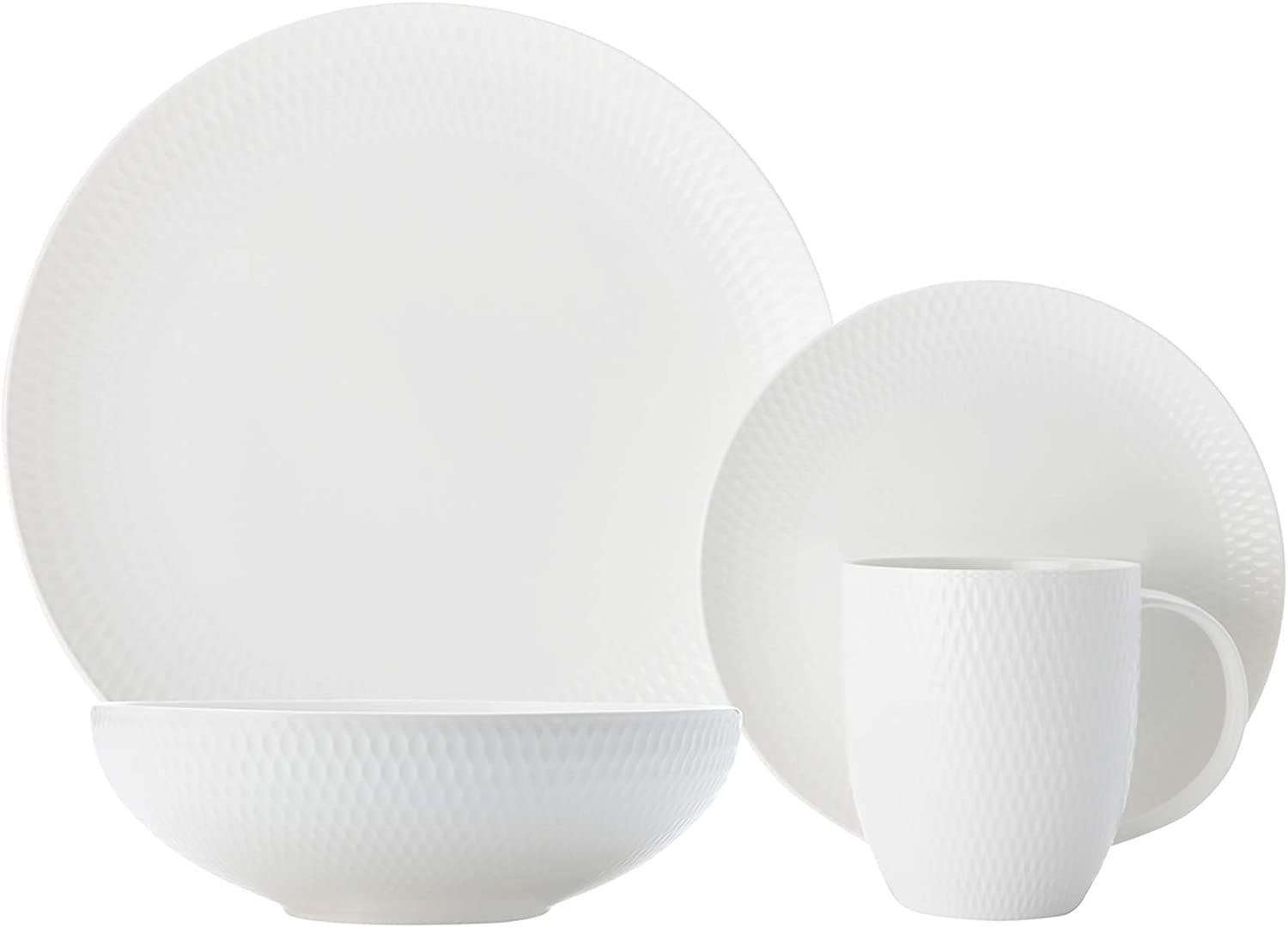 Ensemble de vaisselle 16 pièces en porcelaine