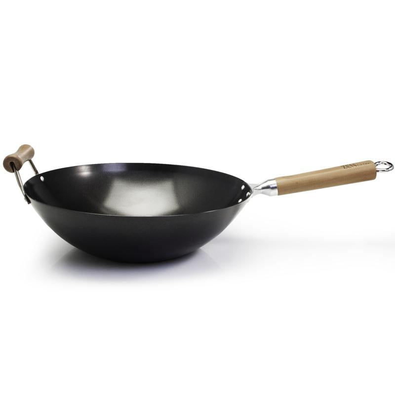 Wok antiadhésif noir 35cm