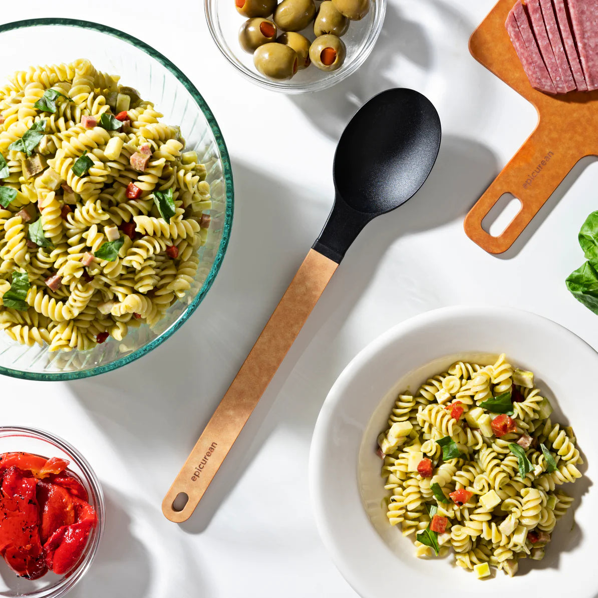 Cuillère moyenne en nylon Noir 13po - Epicurean