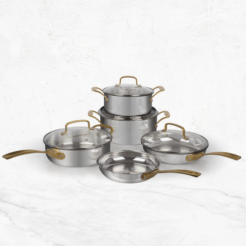 Batterie de cuisine en acier inoxydable 9 pièces - Cuisinart