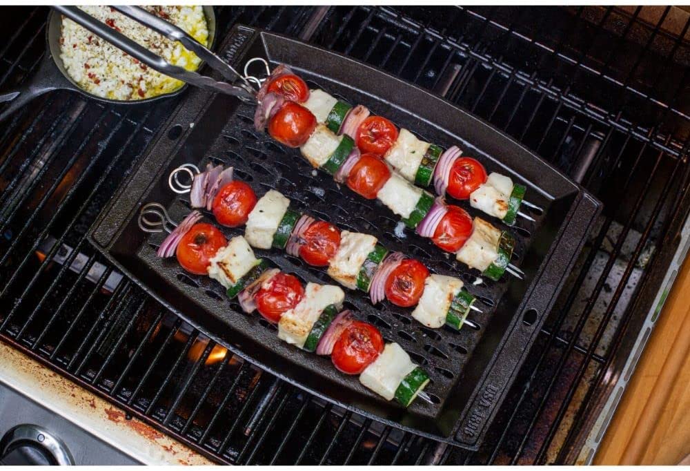 Grille en fonte pour BBQ 15 x 12 po