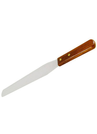 8" Straight Spatula with Wooden Handle