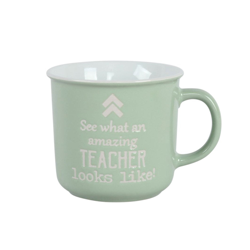 Tasse "Voici ce à quoi ressemble un prof génial !" 14oz