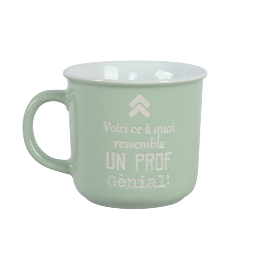 Tasse "Voici ce à quoi ressemble un prof génial !" 14oz