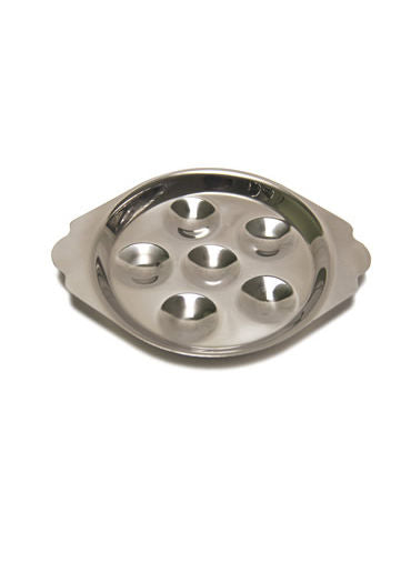 Plat à escargots en inox