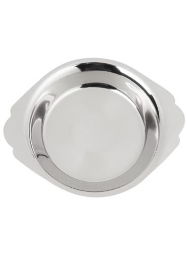 Plat à gratin rond en inox 6oz