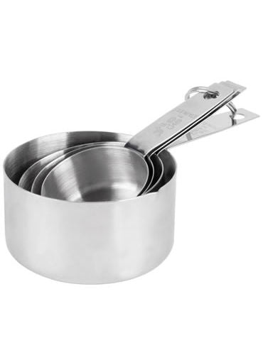 Ensemble de 4 tasses à mesurer en inox